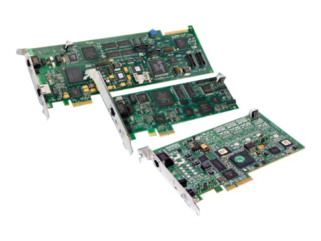 Brooktrout TR1034 +ELP4-TE - Voice/fax board - PCIe 2.0 x1 - T1/E1 - 33.6 Kbps - fractional T-1/E-1 (4 channels)