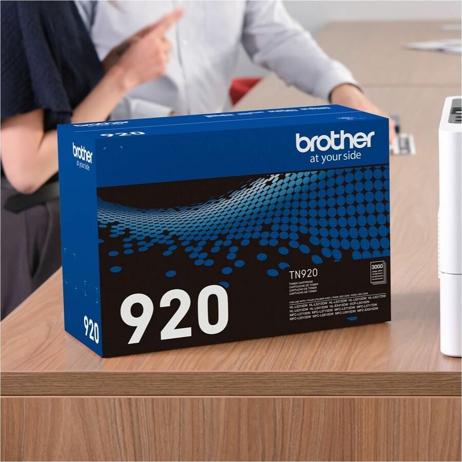 Brother Genuine TN920 Standard Yield Toner Cartridge - Laser - Black - Standard Yield - 30