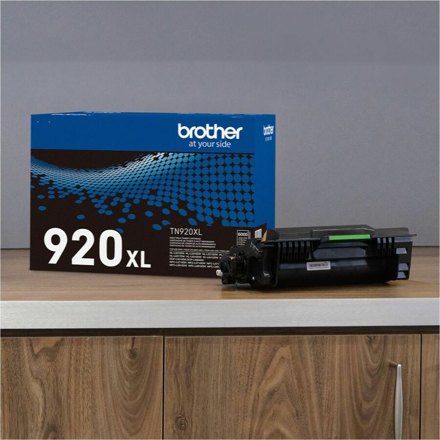 Brother Genuine TN920XL High-yield Toner Cartridge - Laser - Black - High Yield - 6000 Pag