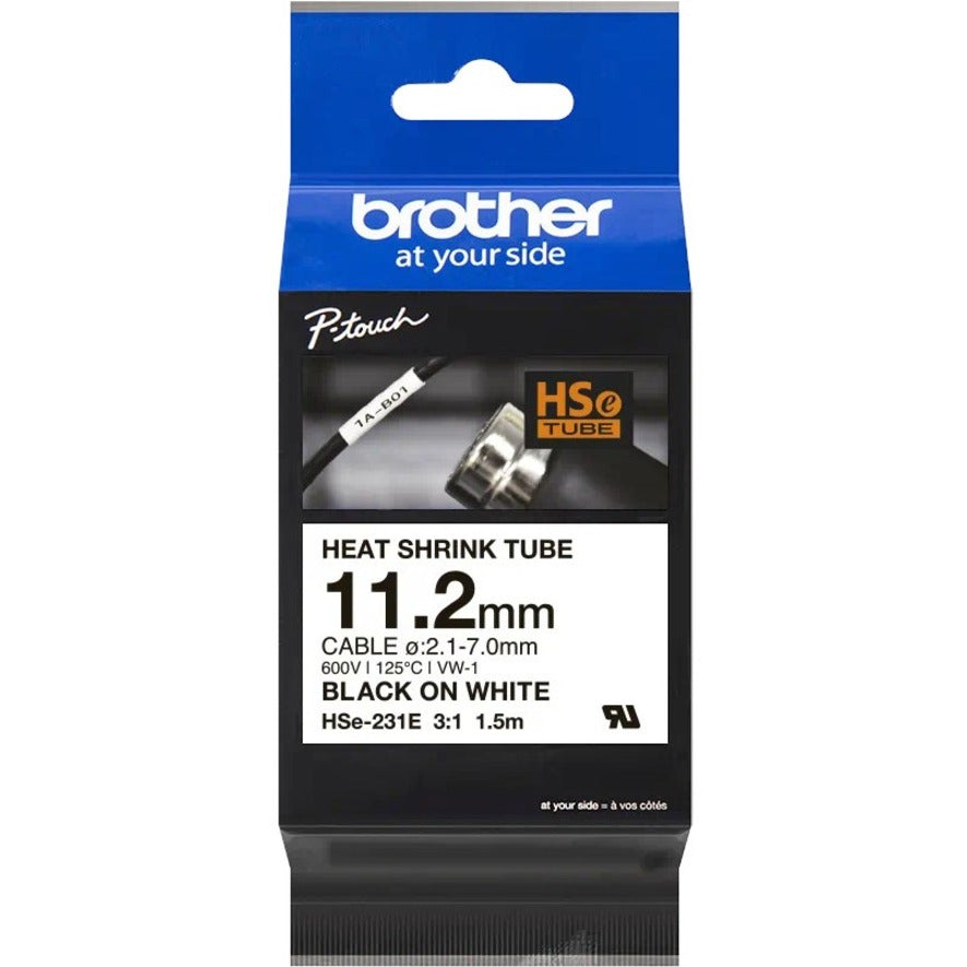 Brother HSe Wire & Cable Label - 7/16" Width x 59 1/16" Length - 9/32" Diameter -