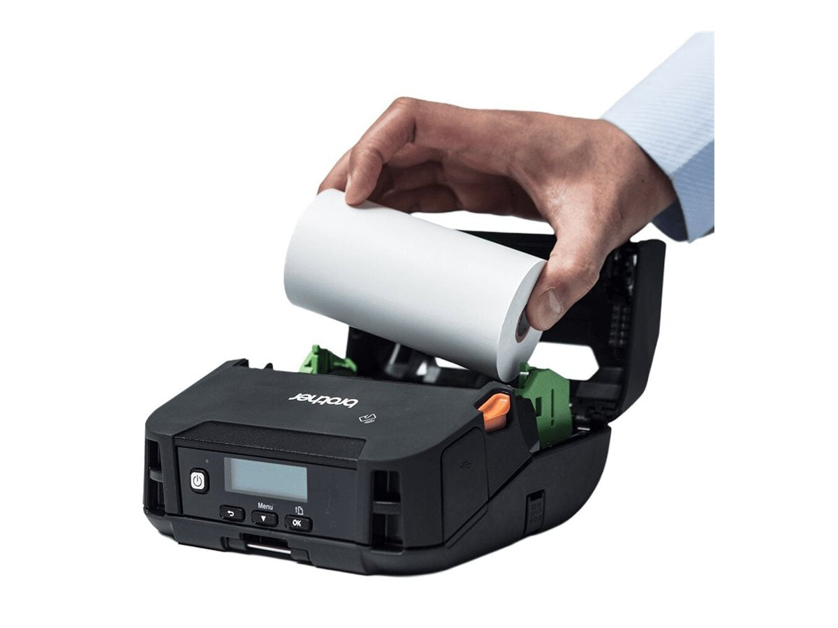 Brother RuggedJet RJ4235BL Mobile 4" Direct Thermal Printer with USB & Bluetooth