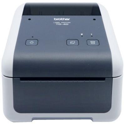 Brother TD-4210D Desktop Direct Thermal Printer - Monochrome - Label Print - USB - Yes - Serial