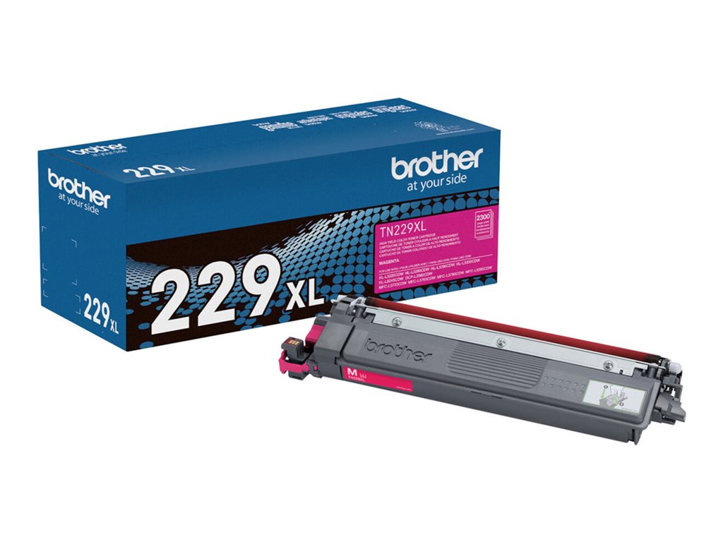 Brother TN229XLM - High Yield - magenta - original - box - toner cartridge - for P/N: HLL3280CDW-US, HLL8245CDW-US