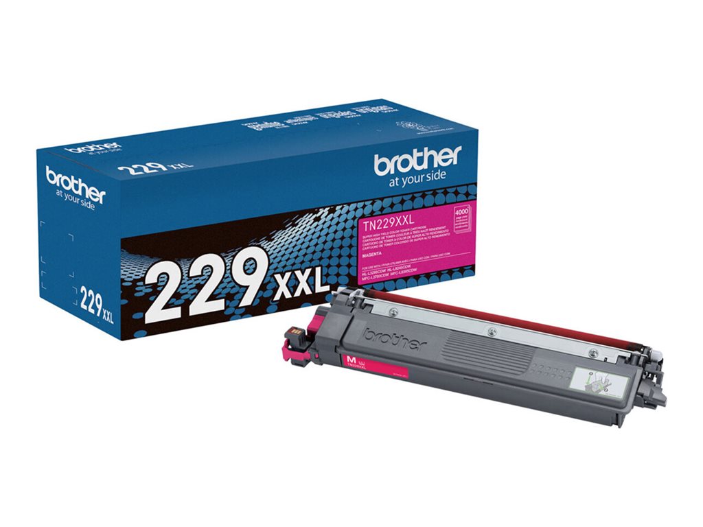 Brother TN229XXLM - Super High Yield - magenta - original - box - toner cartridge - for P/N: HLL8245CDW-US