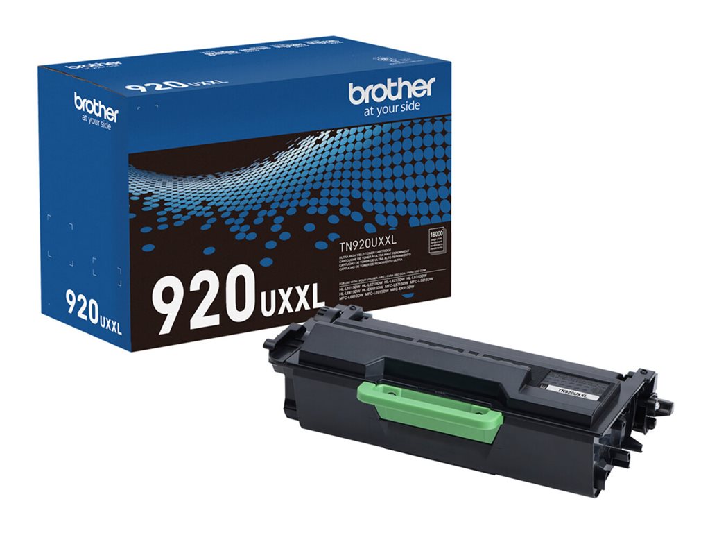 Brother TN920UXXL - Ultra High Yield - black - original - box - toner cartridge - for P/N: HLL5210DWT-US, HLL6310DW-US,