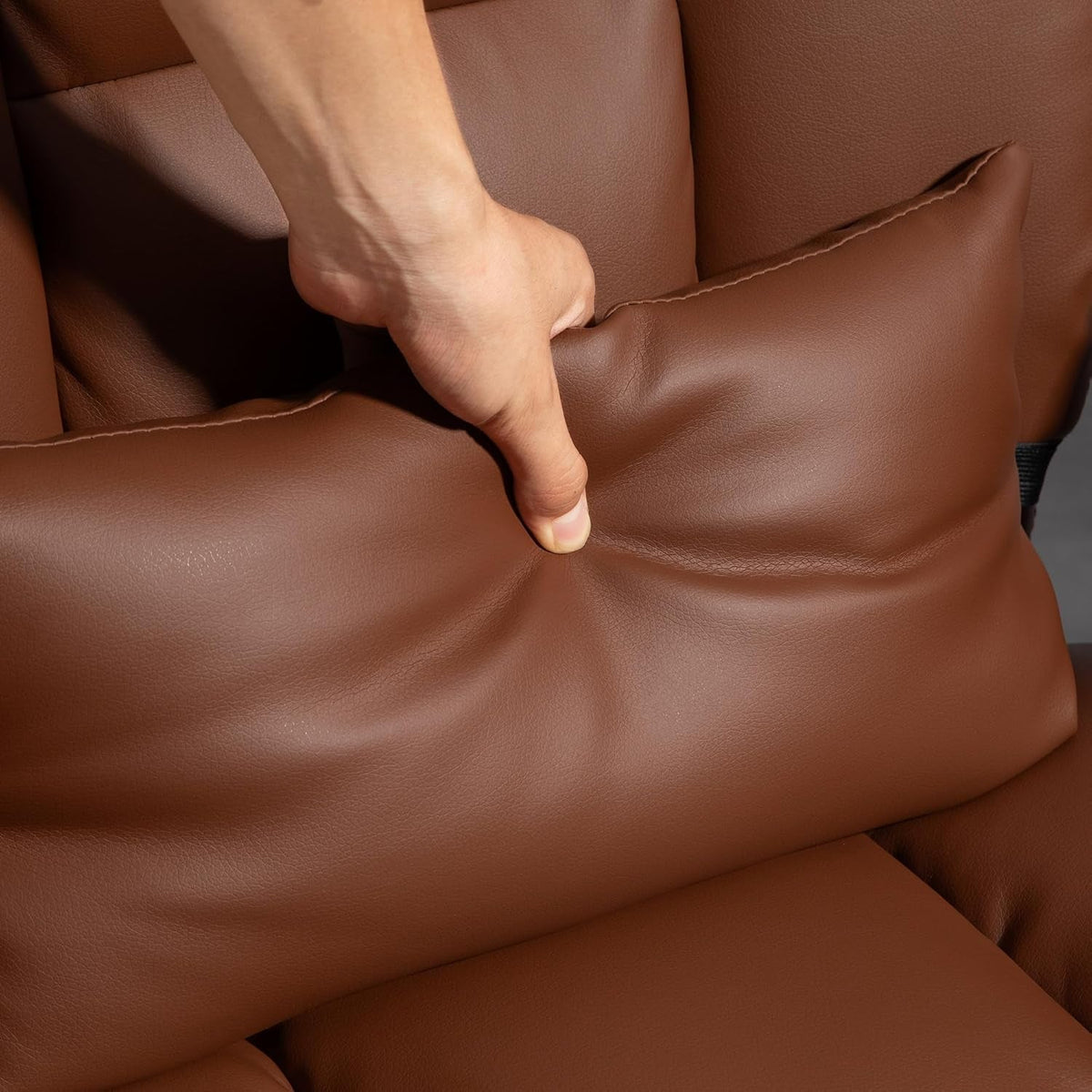 Brown Footrest Executive Office Chair For Desk And Home