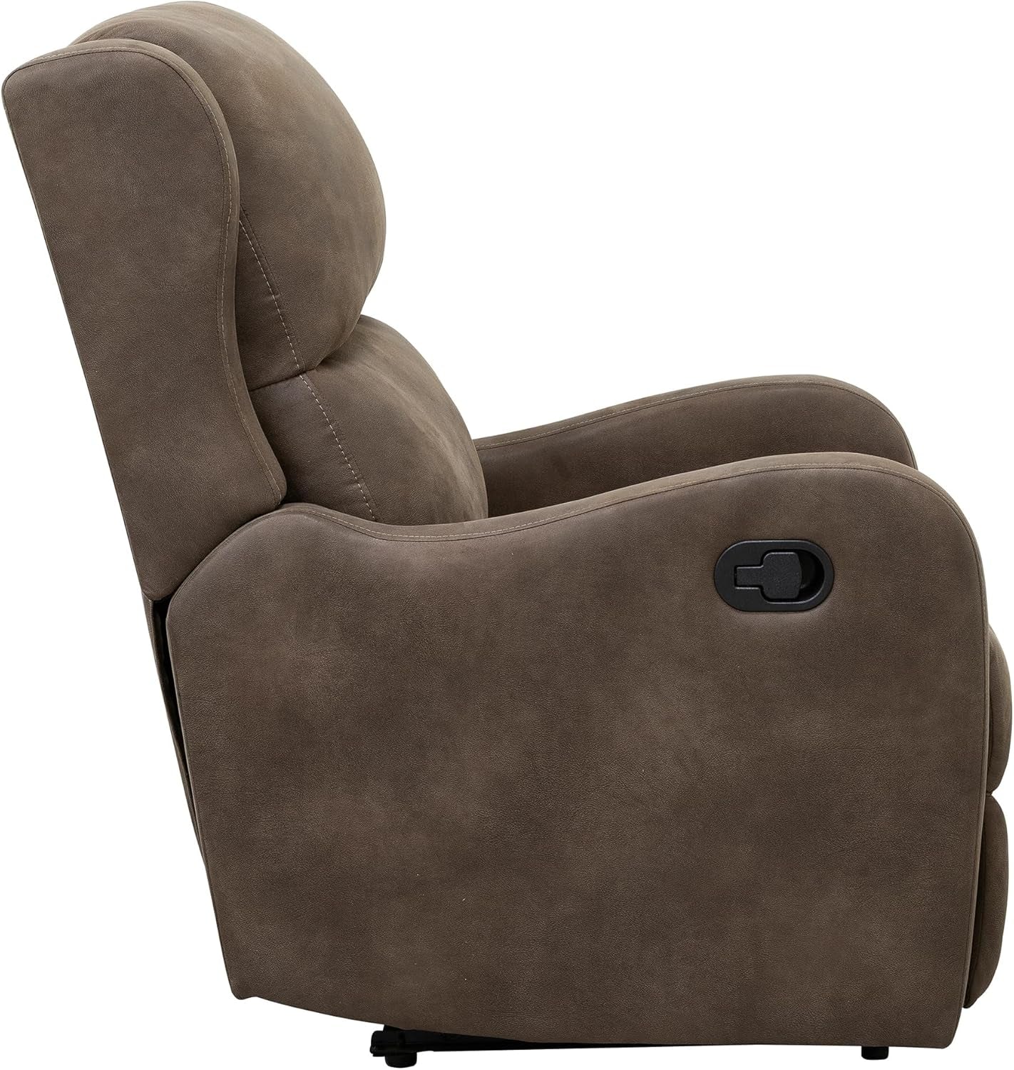 Brown Manual Wall Hugger Recliner Chair For Living Room