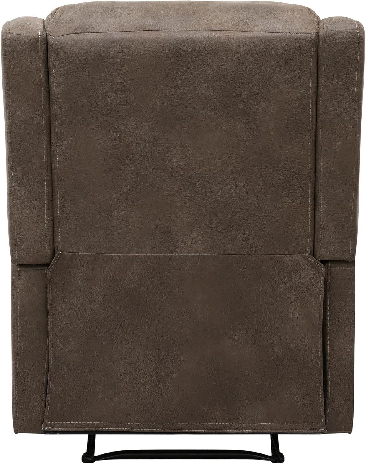 Brown Manual Wall Hugger Recliner Chair For Living Room