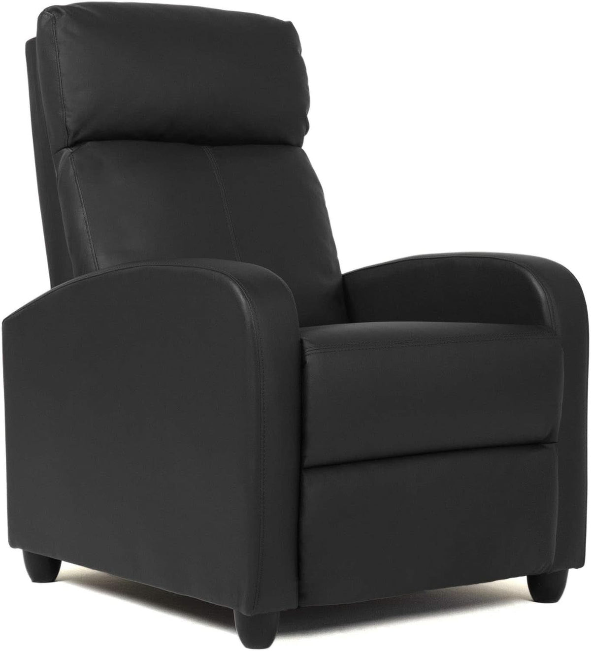 Brown Recliner Chair With Lumbar Support And Plush Comfort