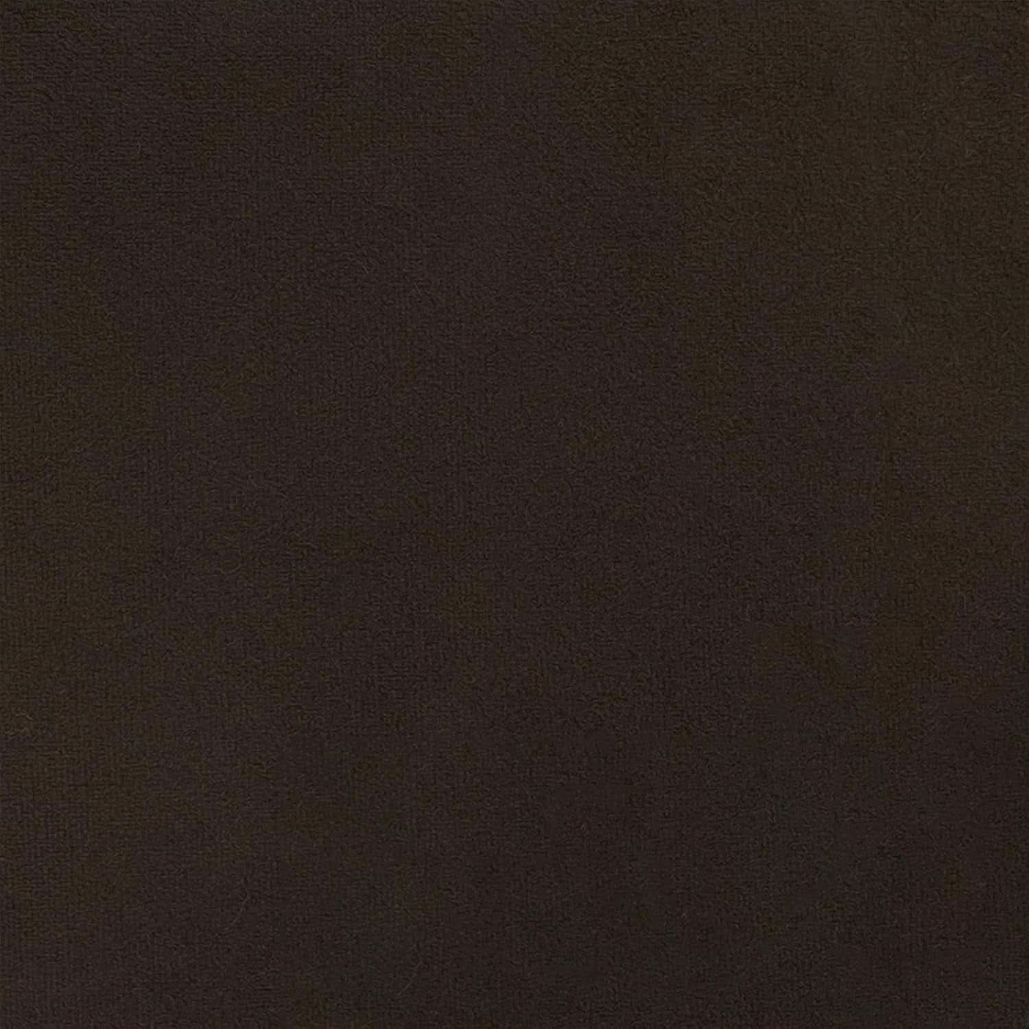 Brown Velvet Upholstered Ottoman With Concealed Storage