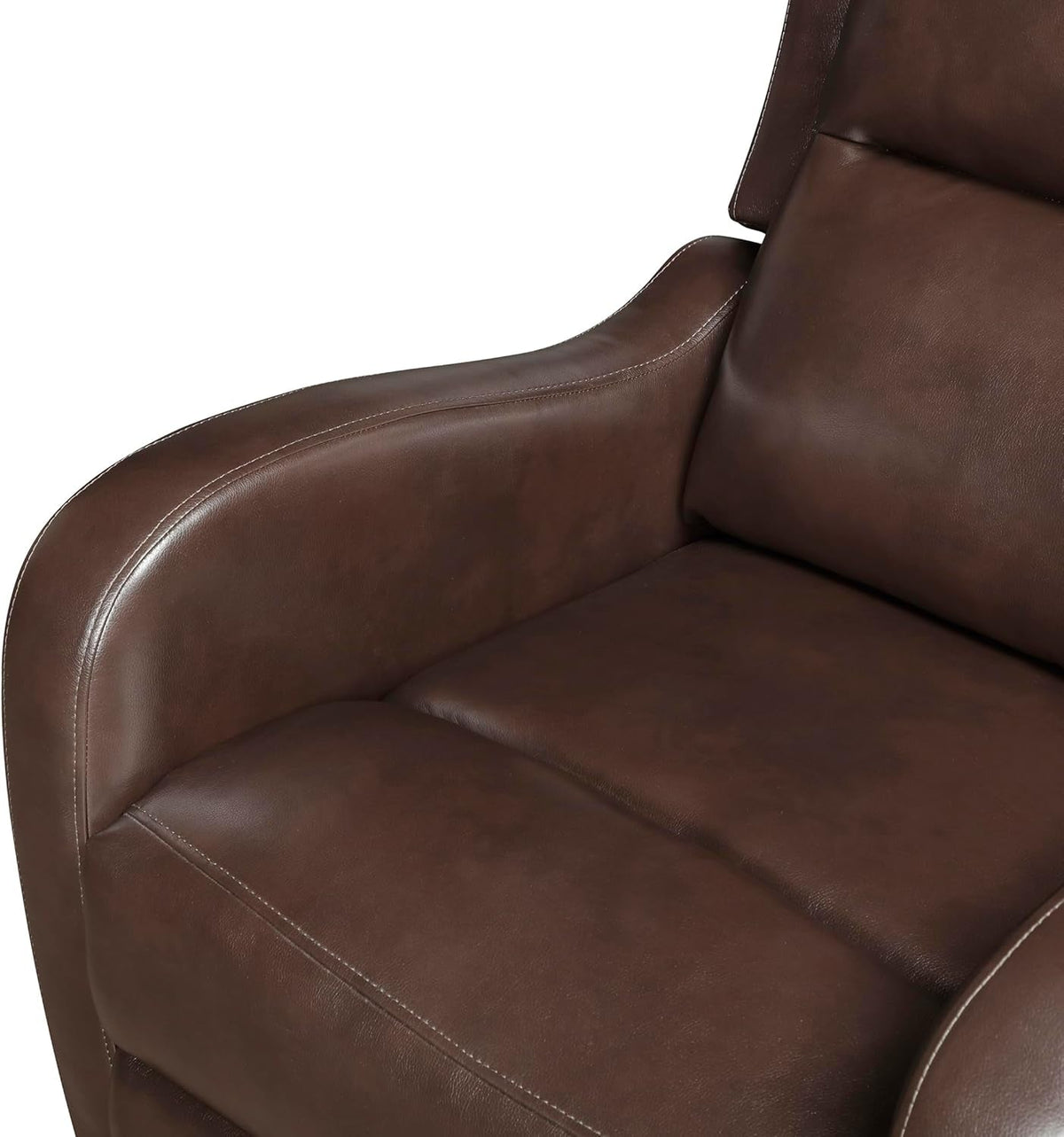 Brown Wall Hugger Recliner Chair For Living Room Office