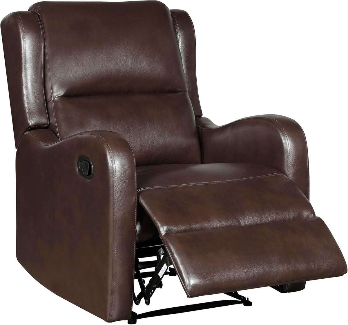 Brown Wall Hugger Recliner Chair For Living Room Office