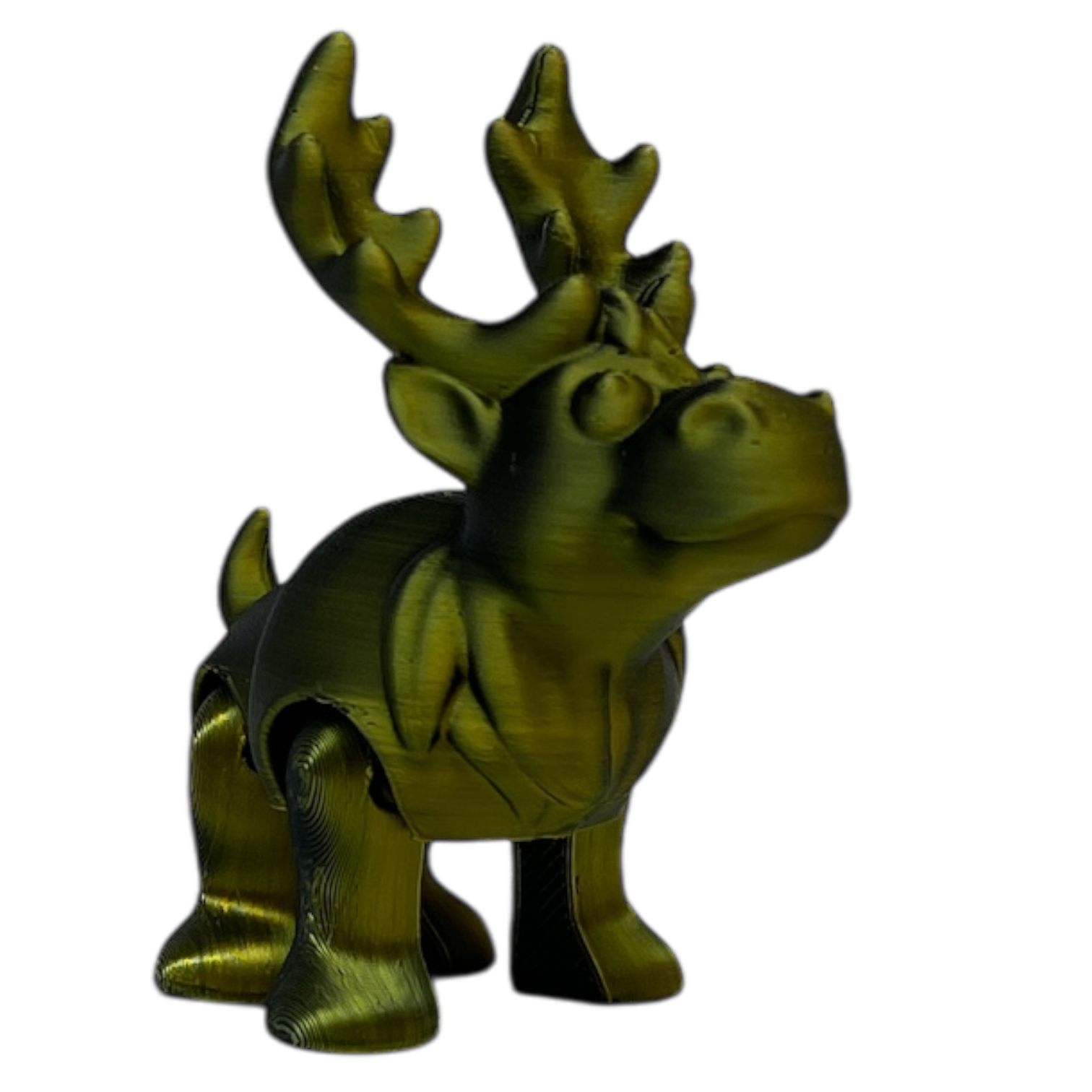 Bruce The Moose - Metallic Gold Color