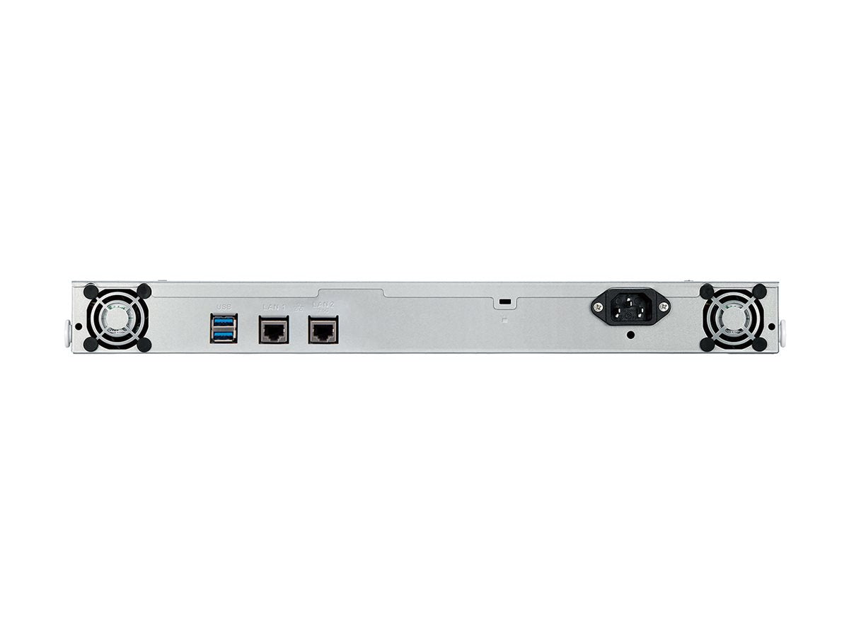 Buffalo 4-Bay 1U Rackmount NAS with 2x4TB SATA Drives, 2.5GbE