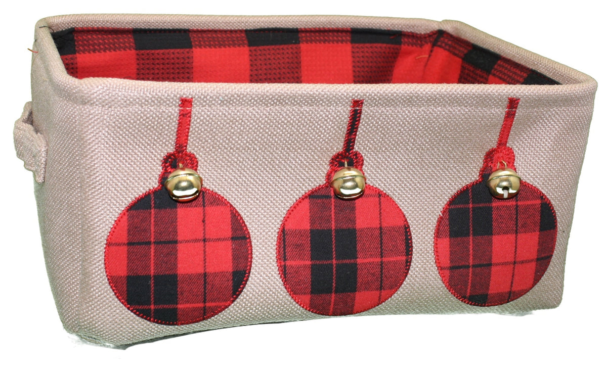 Buffalo Check Icon Holiday Baskets -
