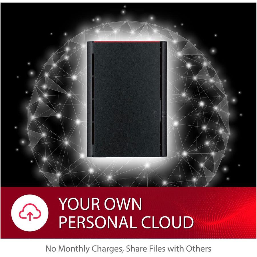 Buffalo LinkStation SoHo 2-Bay 8TB NAS - Personal Cloud Storage | Buffalo LS220D0802B