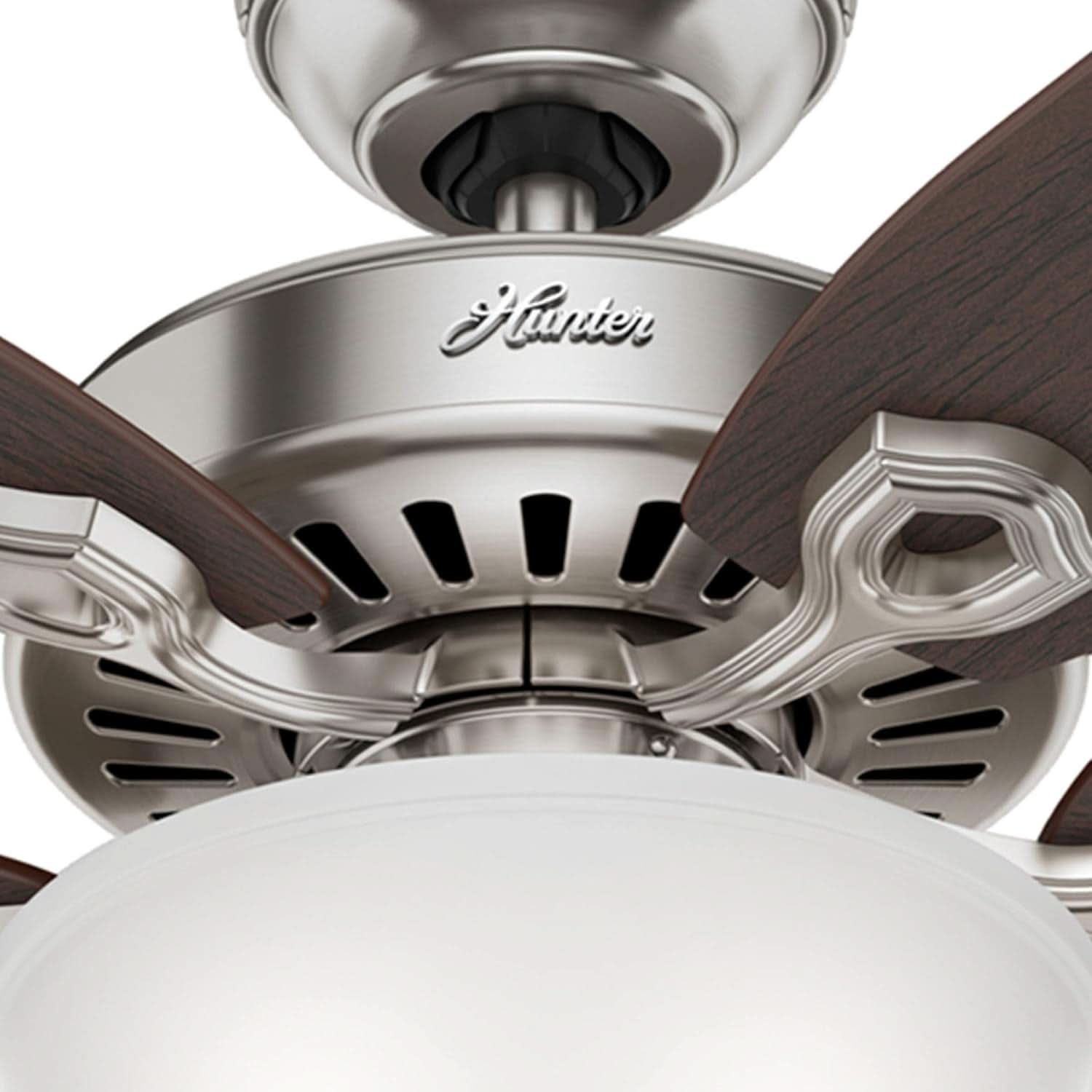 Builder Deluxe 52 Inch Brushed Nickel Indoor Ceiling Fan