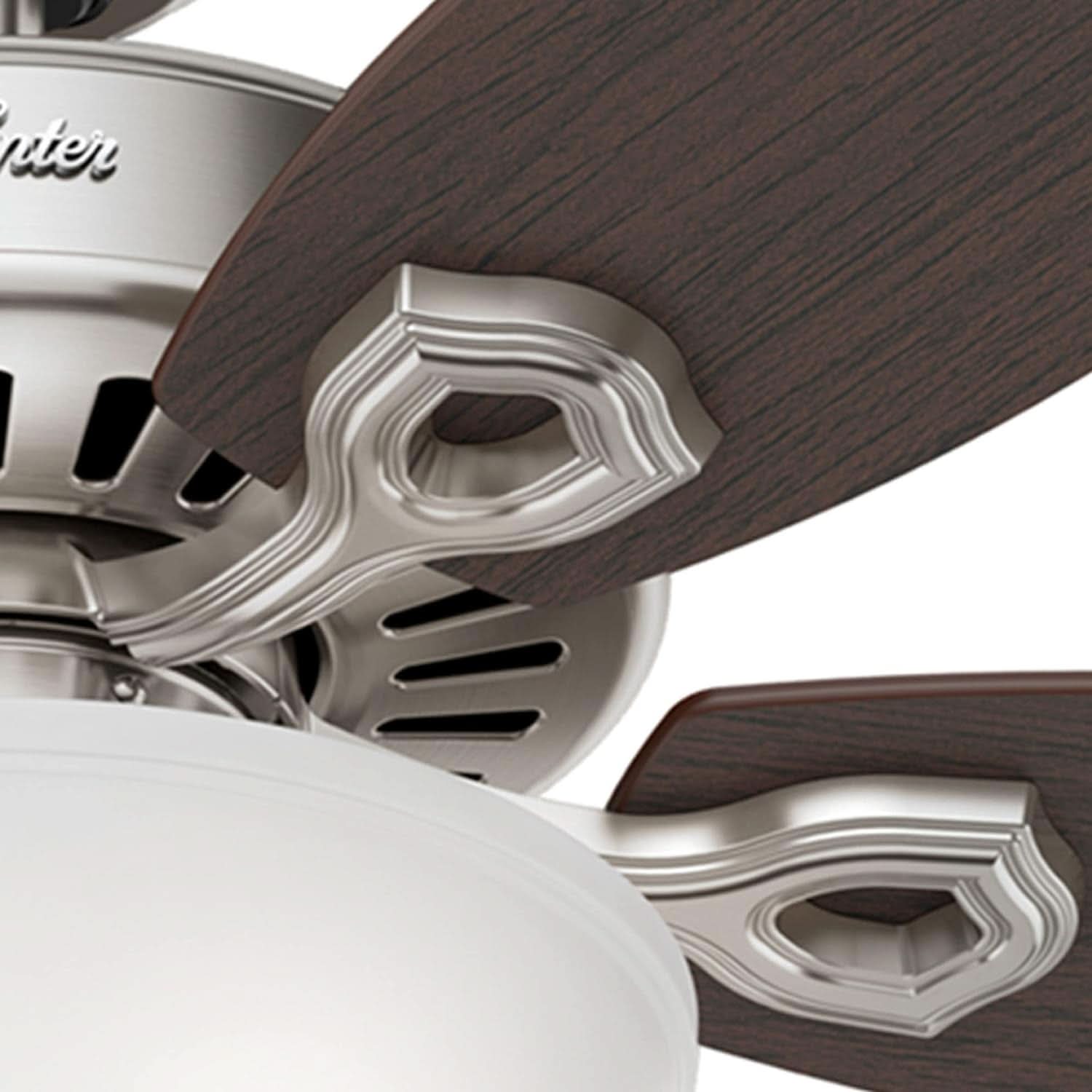 Builder Deluxe 52 Inch Brushed Nickel Indoor Ceiling Fan
