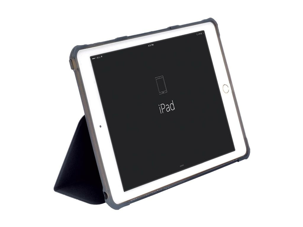 Bump Armor iPad Razor Folio - Flip cover for tablet - thermoplastic polyurethane (TPU), polycarbonate, rubber - black - for Apple RZ60-BK