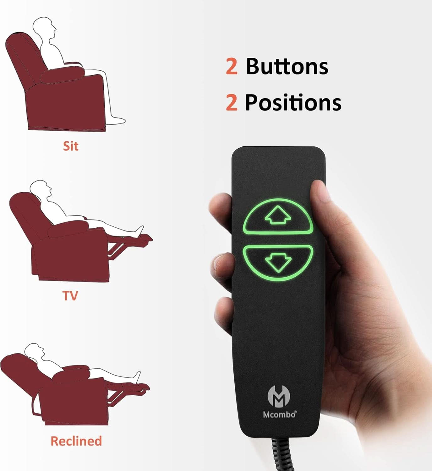 Burgundy Electric Recliner With Heat And Vibration