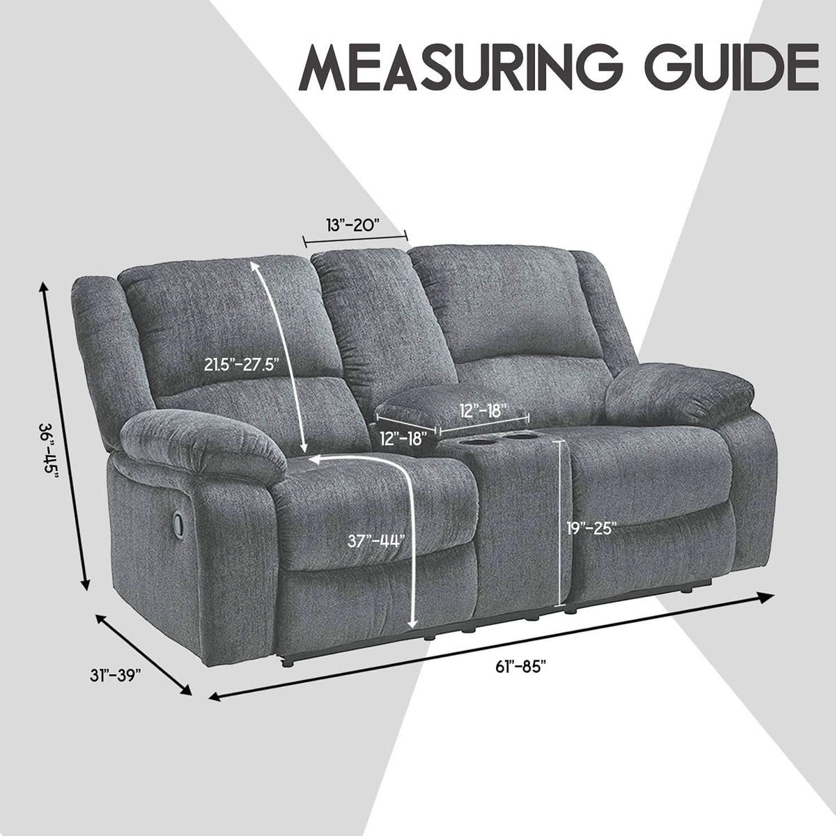Burgundy Velvet Reclining Loveseat Slipcover Set 2 Seater Machine Washable