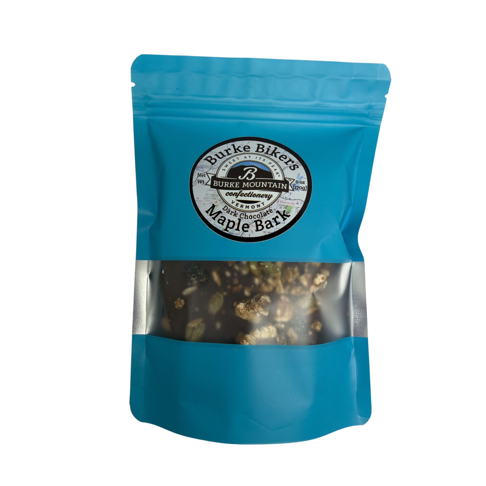 Burke Bikers Bark - Dark Chocolate Maple Bark