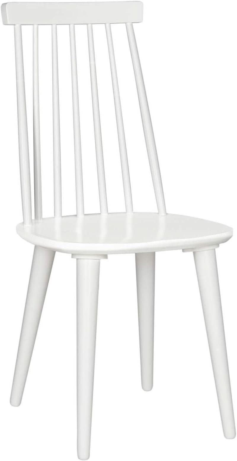 Burris Farmhouse Spindle Side Chair Natural White Set Of 2