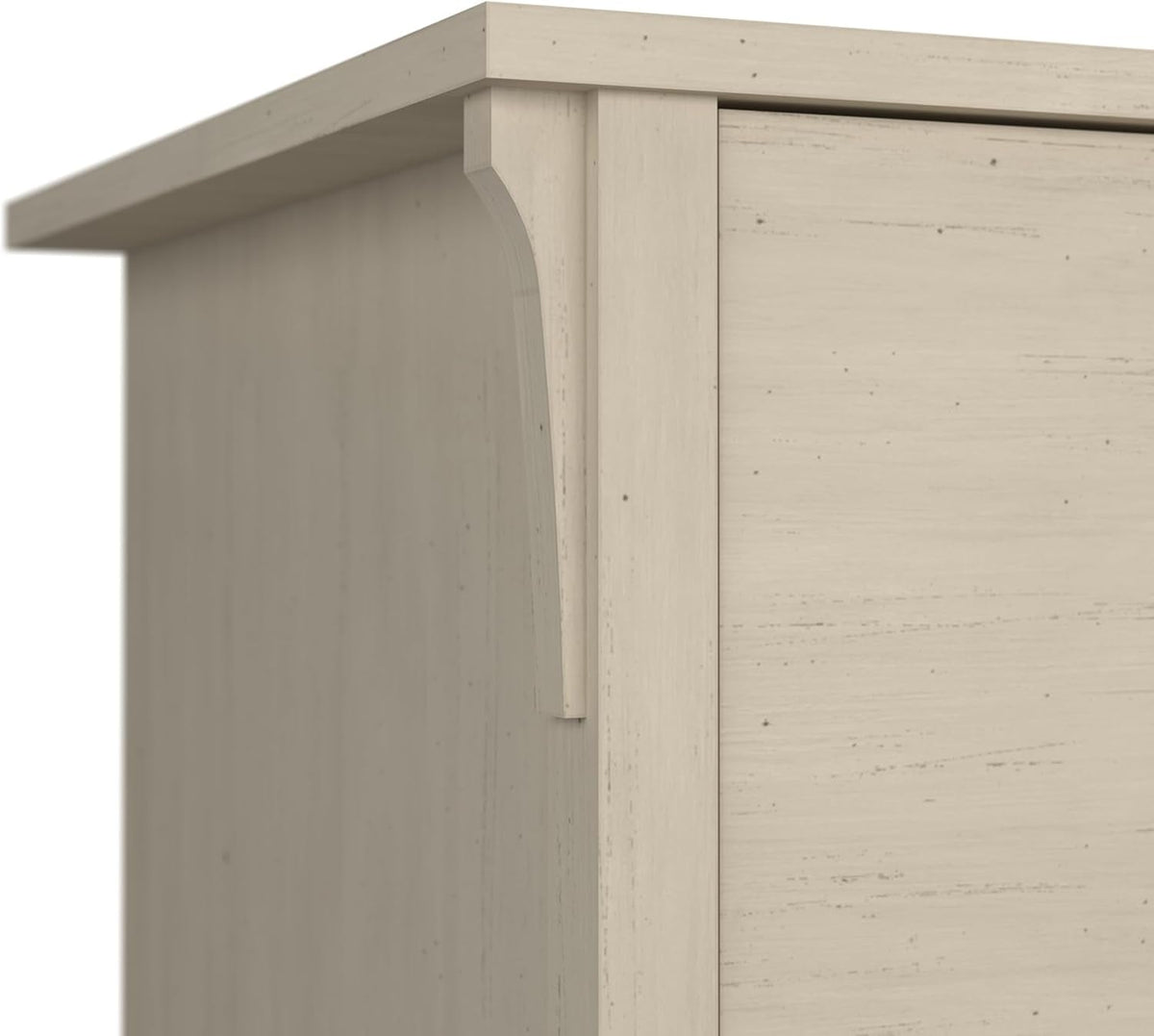 Bush Furniture Salinas 2 Drawer Lateral File Cabinet Antique White