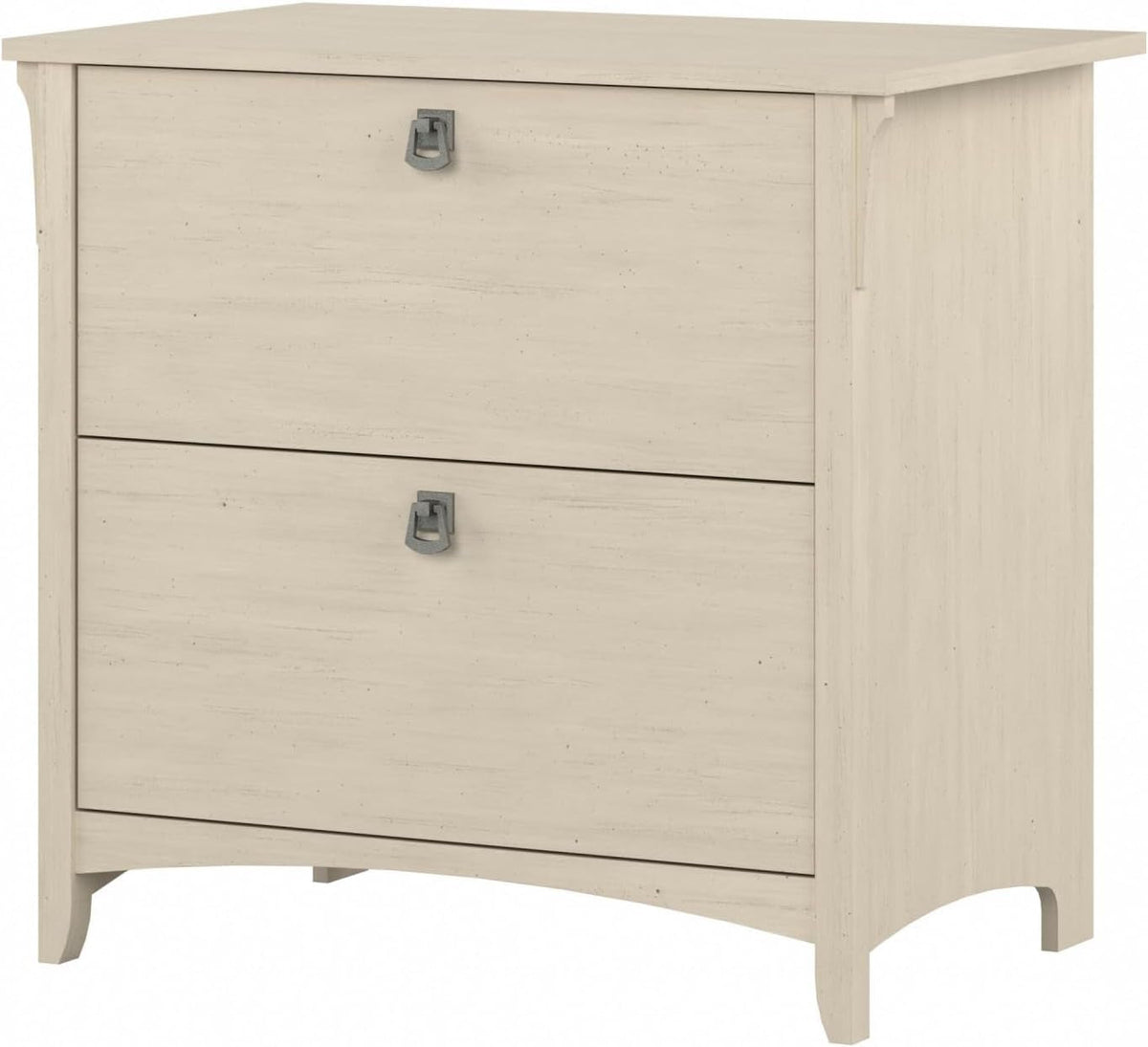 Bush Furniture Salinas 2 Drawer Lateral File Cabinet Antique White