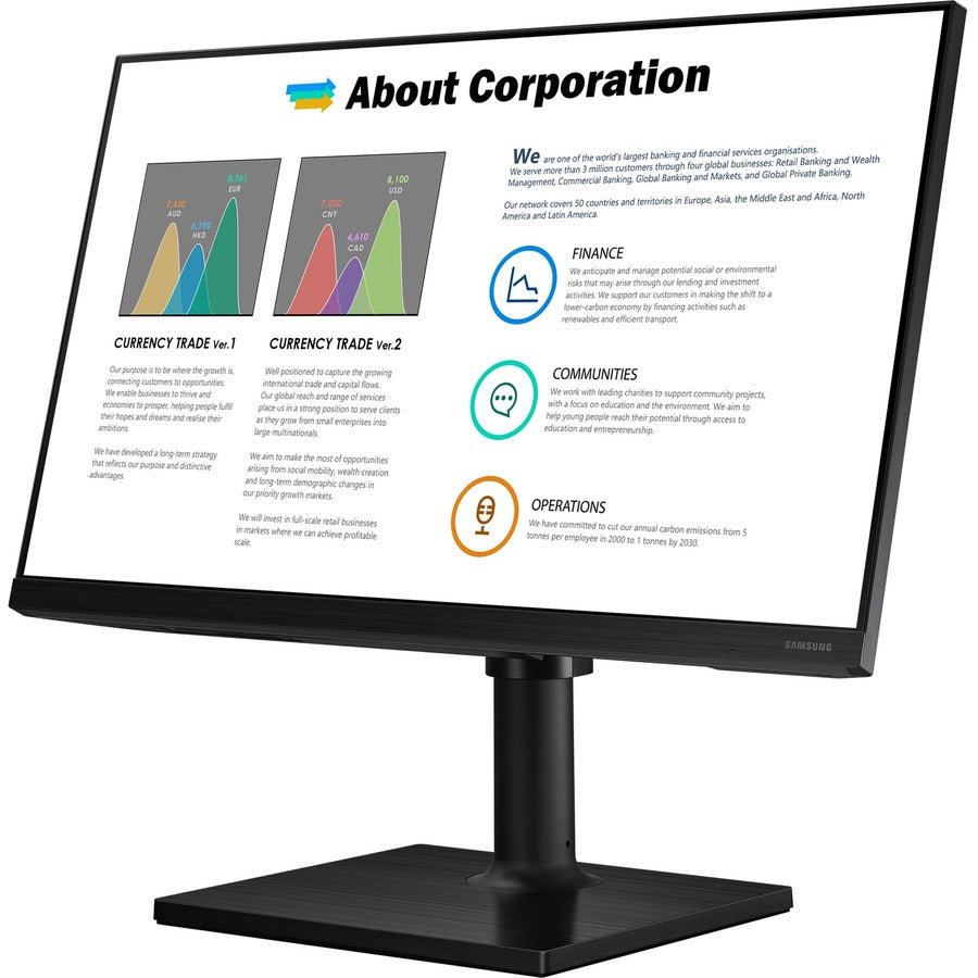 Business Monitor Full HD - Samsung FT45 Series F22T454FQN IPS | TechSoft