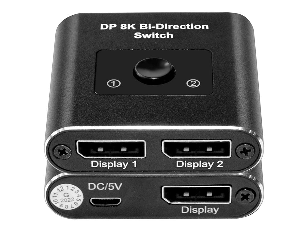 Bytecc DP-BI1221 - Video/audio splitter - 8K, bidirectional - 3 x DisplayPort - desktop