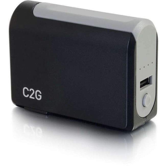 C2G 1-Port Usb Wall Charger - Ac To Usb Adapter With Power Bank, 5V 1A Output -