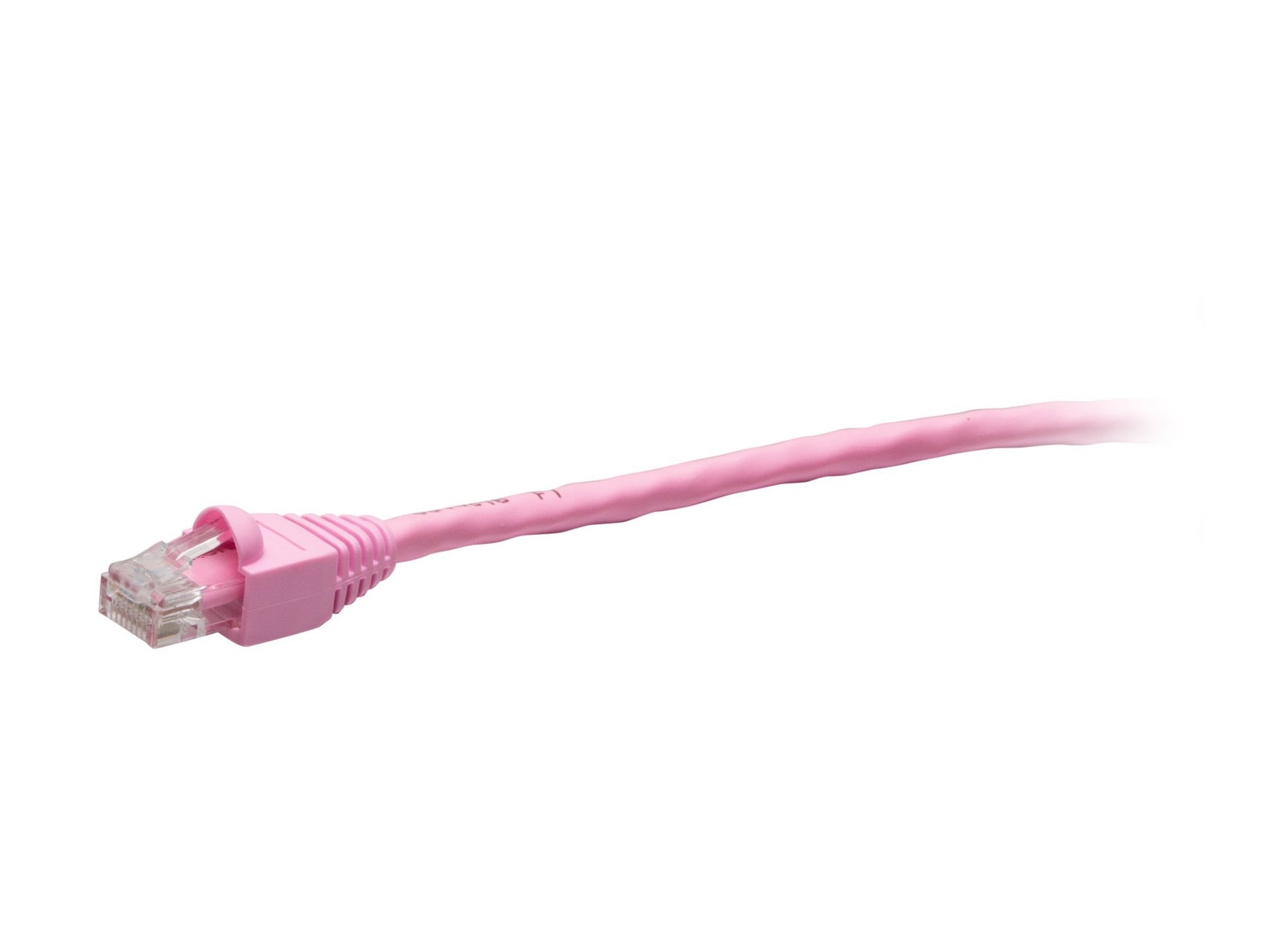 C2G 100FT Pink Booted Cat6 UTP Ethernet Cable