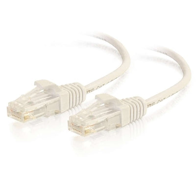 C2G 10ft CAT6A Snagless STP Cable White