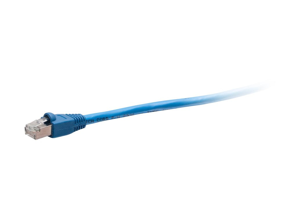 C2G 10ft Cat6 Snagless Shielded Ethernet Cable - TAA Compliant F-Series - Blue - Patch cable - TAA Compliant - RJ-45 (M) to RJ-45 C2G43729