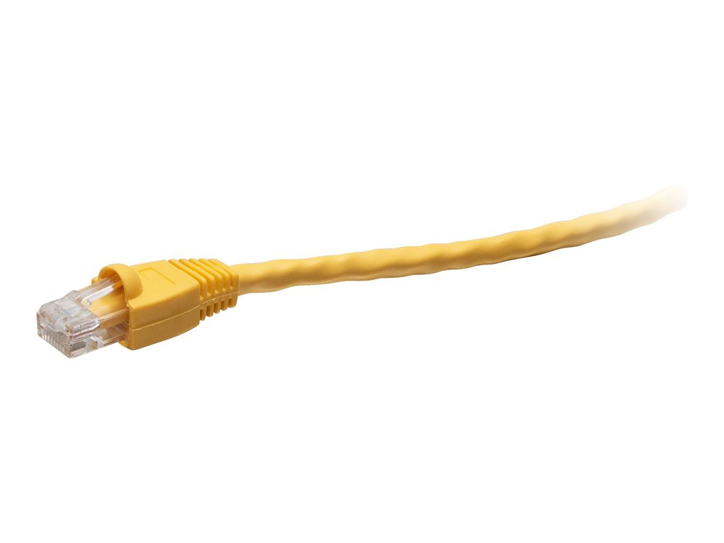 C2G 10ft Cat6 Snagless Unshielded Ethernet Cable - TAA Compliant F-Series - Yellow - Network cable - TAA Compliant - RJ-45 (M) C2G43516