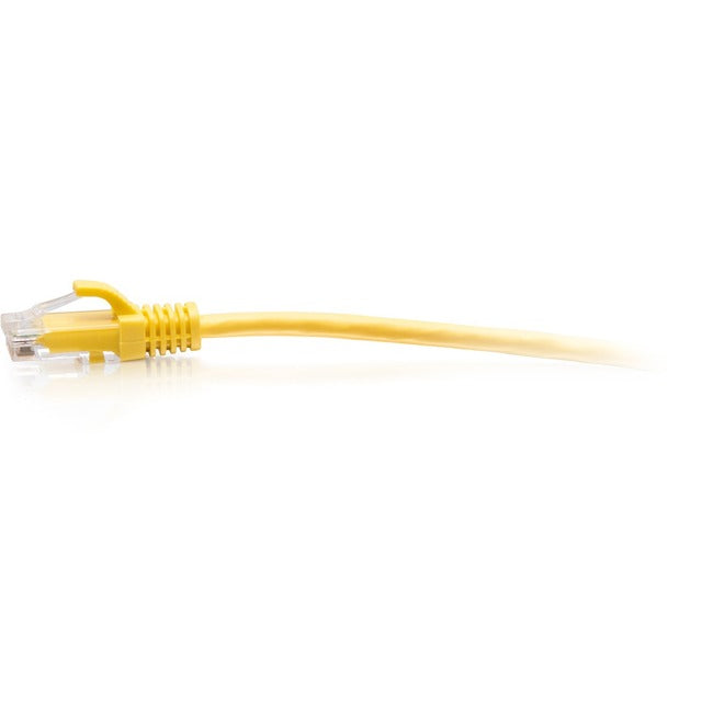 C2G 10ft Cat6a Snagless Unshielded (UTP) Slim Ethernet Patch Cable - Yellow C2G30171