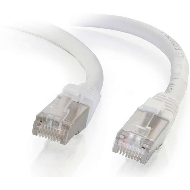 C2G 14Ft Cat6 Snagless Shielded (Stp) Network Patch Cable - White