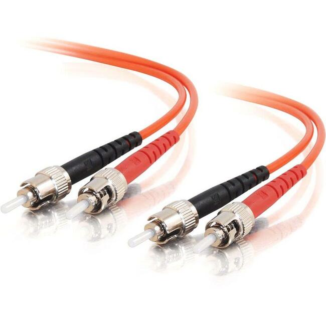 C2G 1M St-St 62.5/125 Duplex Multimode Om1 Fiber Cable - Orange - 3Ft Om1 Cable