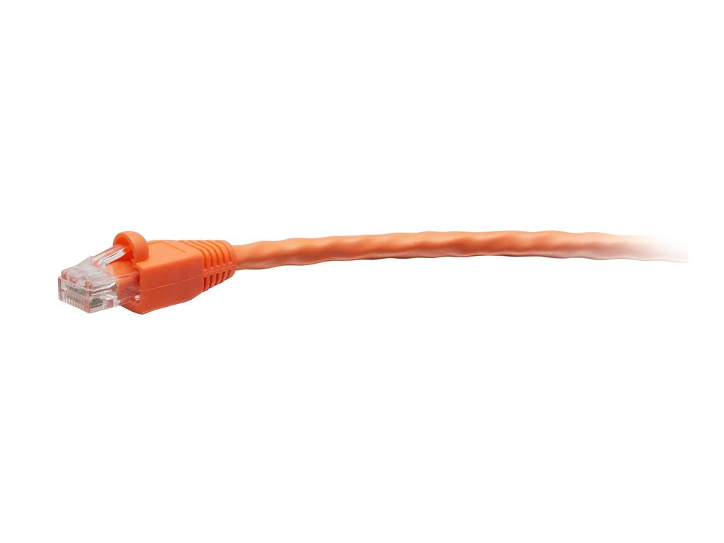 C2G 1ft Cat6 Snagless Unshielded Ethernet Cable - TAA Compliant F-Series - Orange - Network cable - TAA Compliant - RJ-45 (M) C2G43528