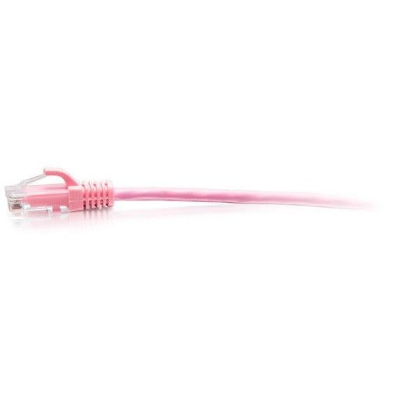 C2G 1ft Cat6a Snagless Unshielded (UTP) Slim Ethernet Patch Cable - Pink