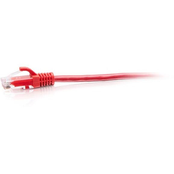 C2G 1ft Cat6a Snagless Unshielded (UTP) Slim Ethernet Patch Cable - Red