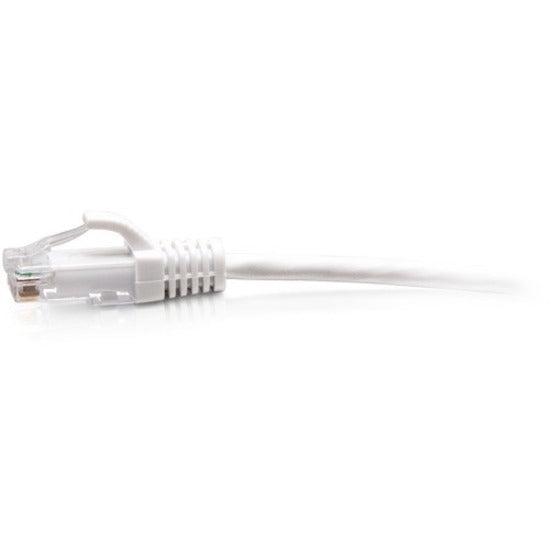 C2G 1ft Cat6a Snagless Unshielded (UTP) Slim Ethernet Patch Cable - White