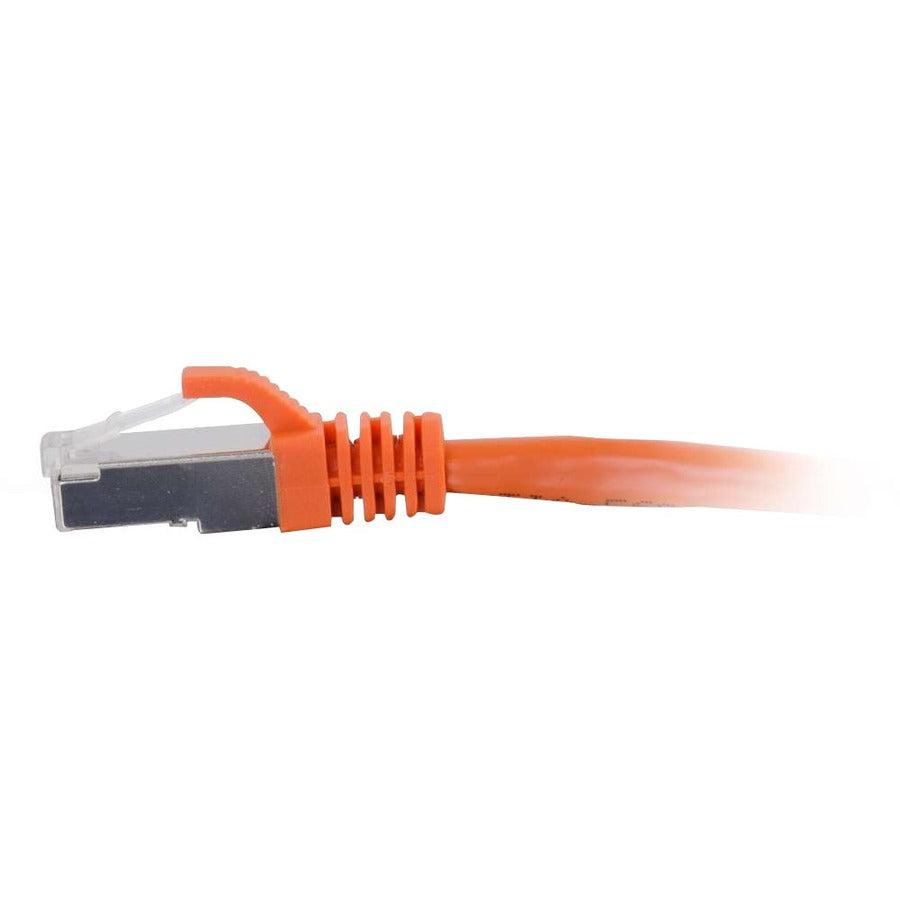 C2G 20ft (6.1m) Cat6 Snagless Shielded (STP) Ethernet Network Patch Cable - Orange