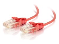 C2G 25FT CAT6 UTP Network Cable Red 28AWG