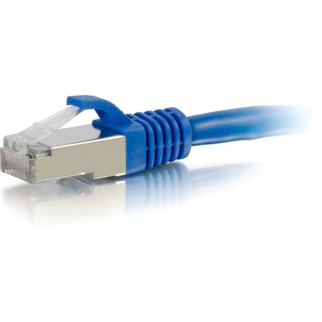 C2G 30Ft Cat6A Snagless Shielded (Stp) Network Patch Cable - Blue