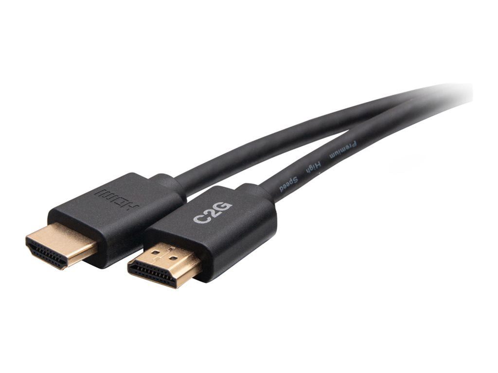 C2G 3ft (0.9m) C2G Plus Series TAA-Compliant Premium High Speed HDMI Cable with Ethernet - 4K 60Hz - Premium High Speed - HDMI C2G50109