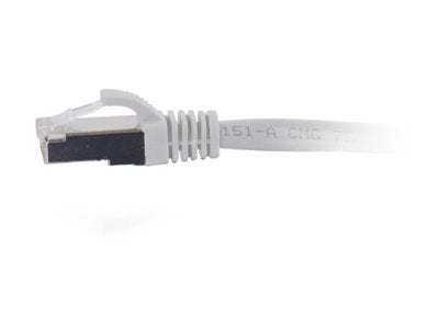 C2G 3ft CAT6A Snagless STP Cable White