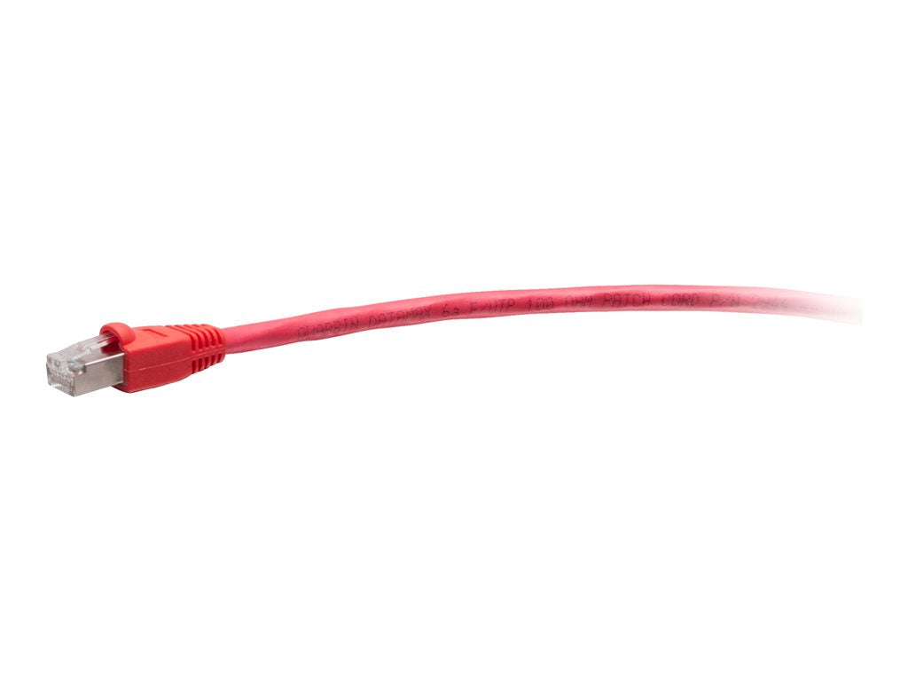 C2G 3ft Cat6 Snagless Shielded Ethernet Cable - TAA Compliant F-Series - Red - Patch cable - TAA Compliant - RJ-45 (M) to RJ-45 C2G43752