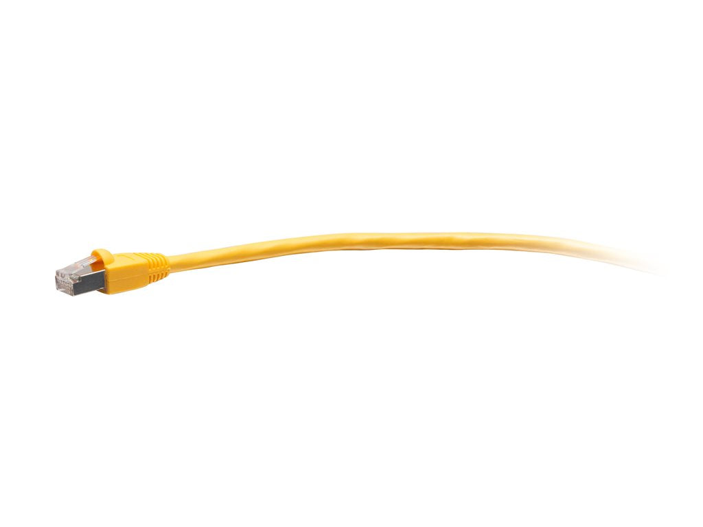 C2G 3ft Cat6 Snagless Shielded Ethernet Cable - TAA Compliant F-Series - Yellow - Patch cable - TAA Compliant - RJ-45 (M) to C2G43766